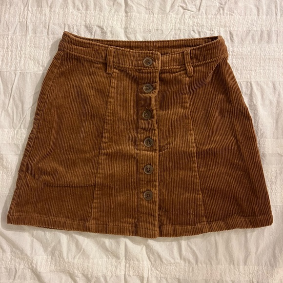 Corduroy mini skirt - Picture 1 of 2